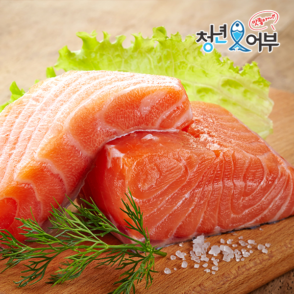생연어 필렛,슬라이스(300g,500g,1kg),연어큐브(샐러드용)